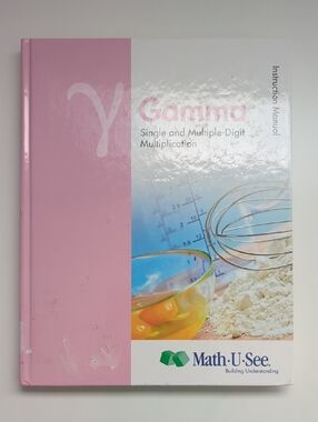 Math-U-See Gamma Instruction Manual (Used, Good Condition)